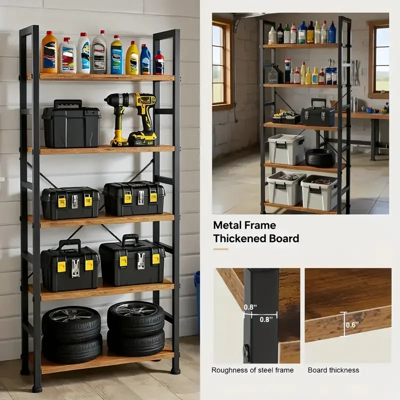 Heavy Duty Free standing Industrial Garage Shelving