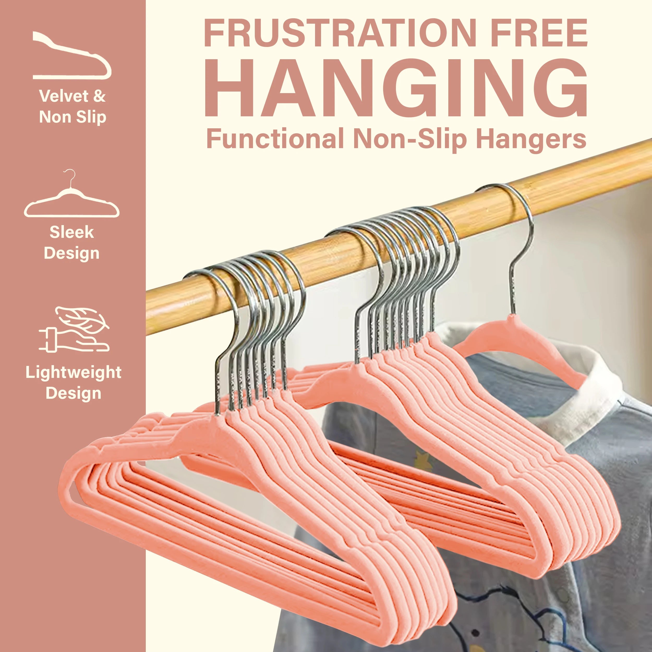 Velvet Hangers Non-Slip Heavy Duty