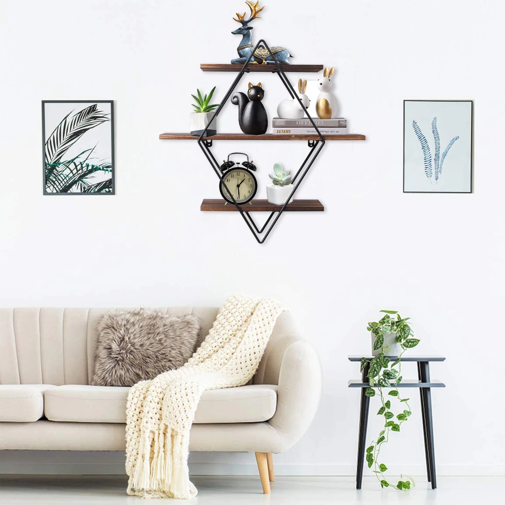 3 Tier Floating Shelf Heavy Duty