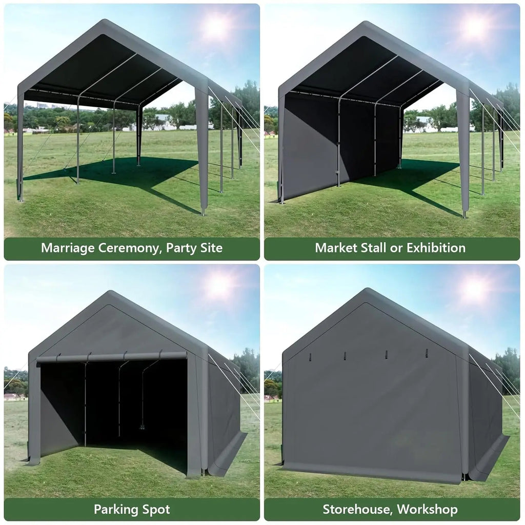 Carport 10x20 Ft Heavy Duty Carport Canopy