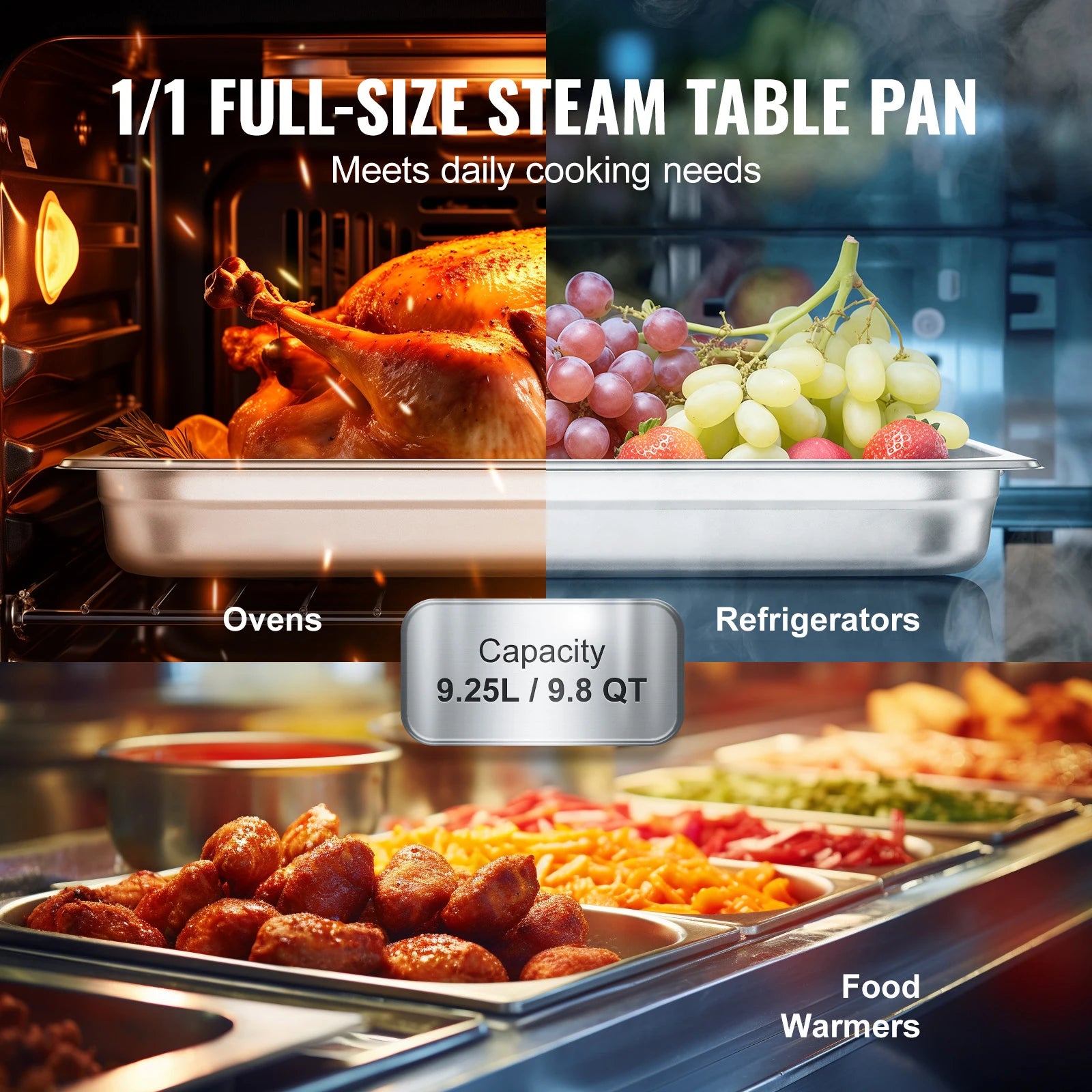 Buffet Chafing Dishes 8.5L20L Steam Table Pans