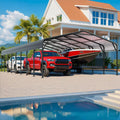 VIWAT 10x15~20x40FT Multi-Size Metal Carport