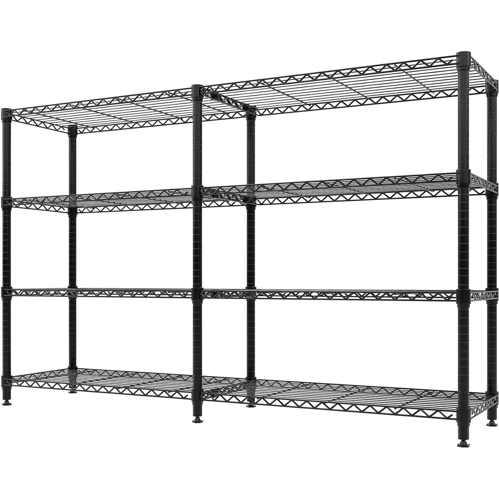 Heavy Duty Metal Shelving Unit 4-Tier Wire Rack