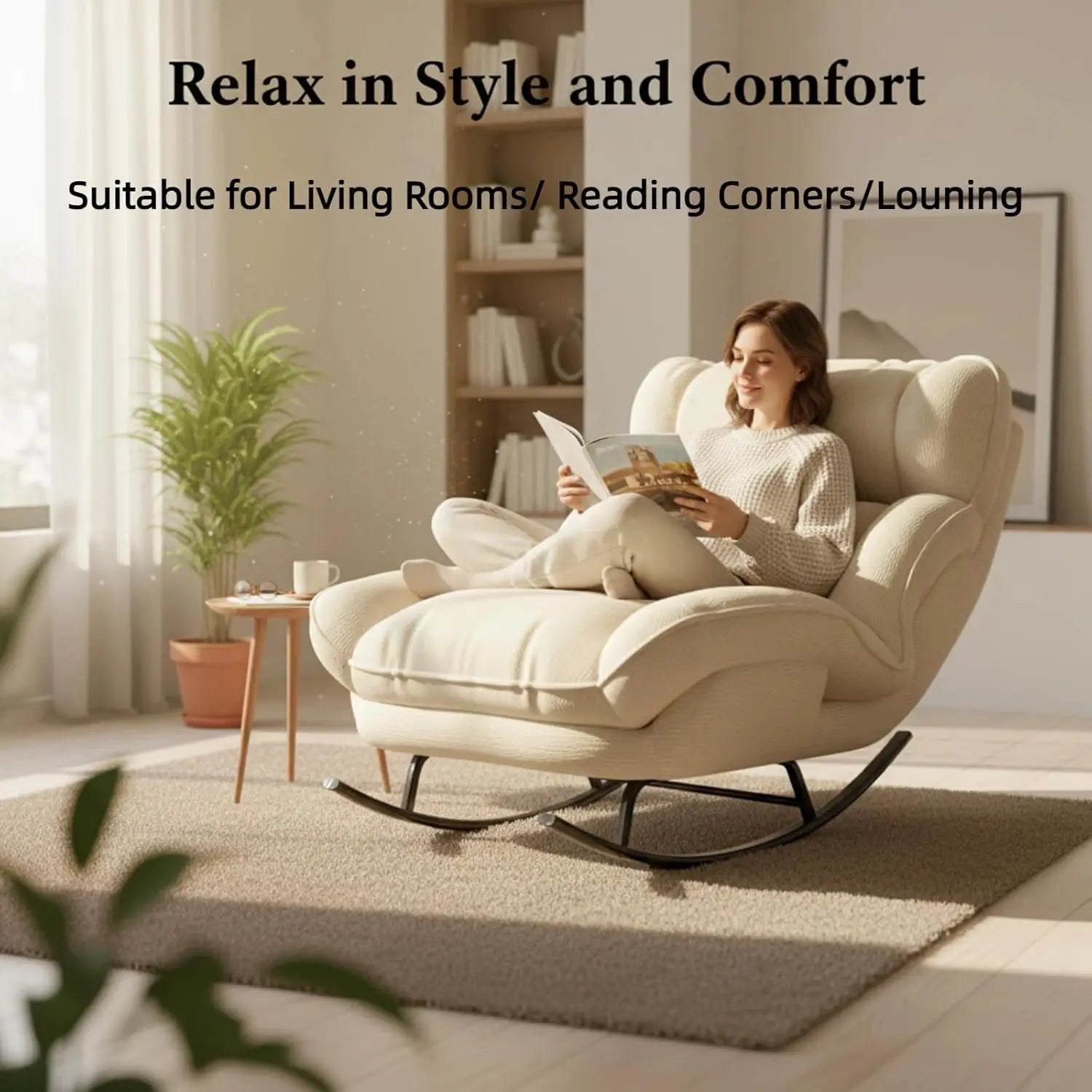 Sofa Rocking Chair Adjustable Backrest