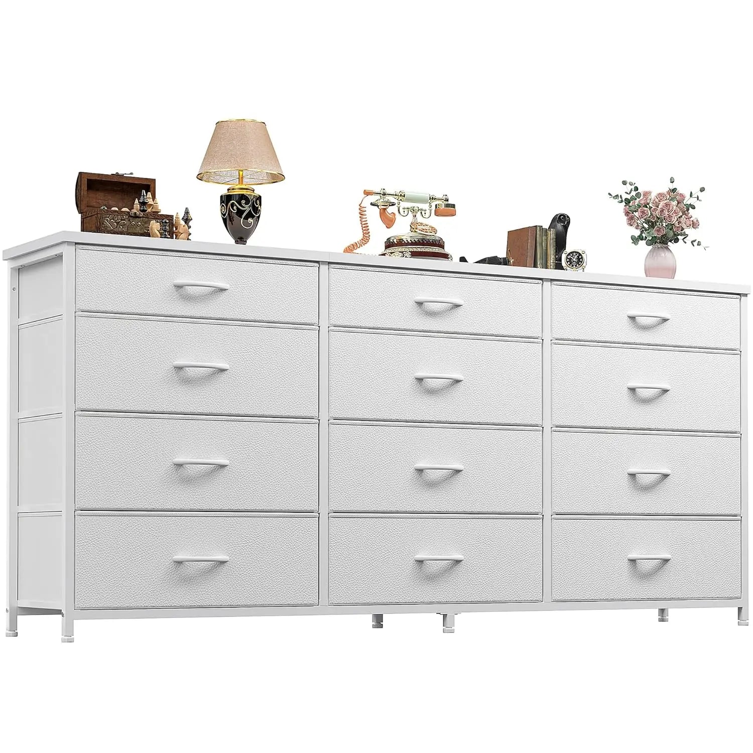 55" Dresser for Bedroom with 12 Drawers