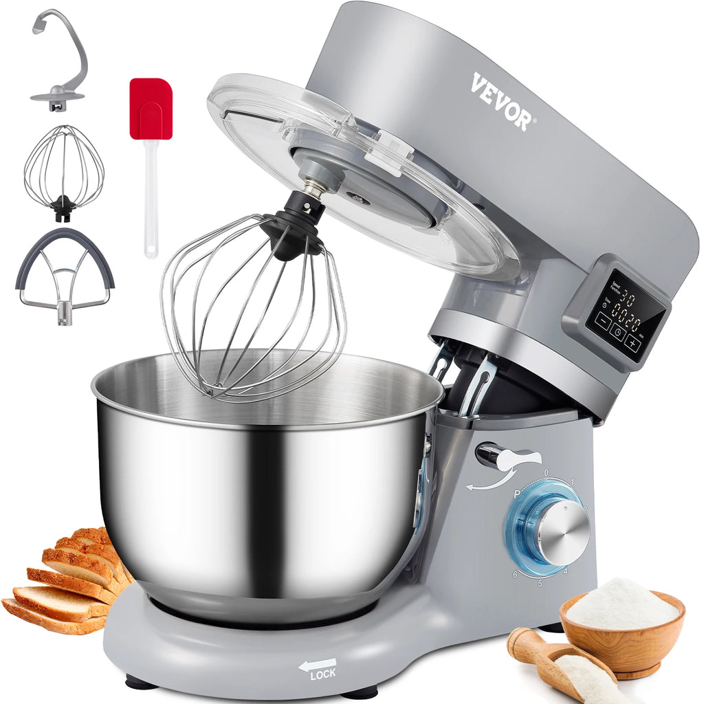 Stand Electric Dough Mixer  6 Speeds