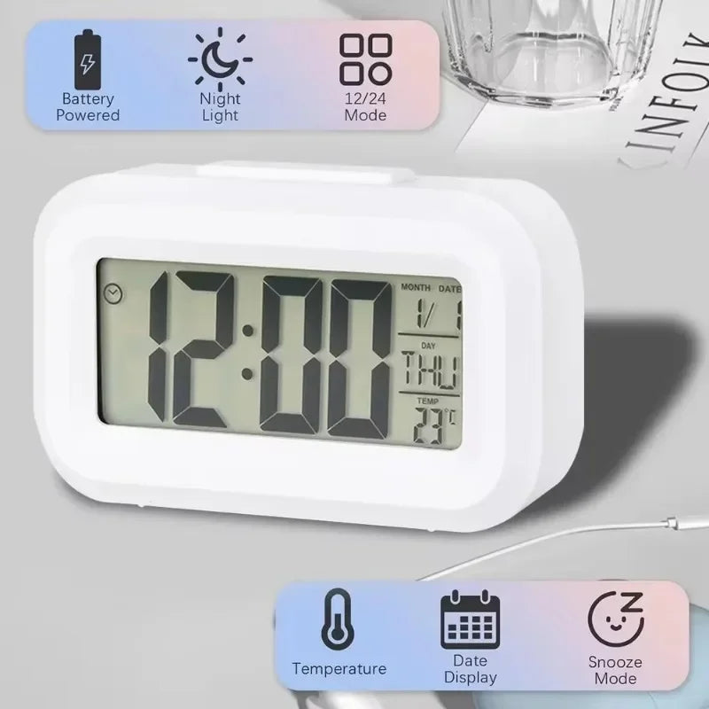 Table Clock Led Digital Alarm