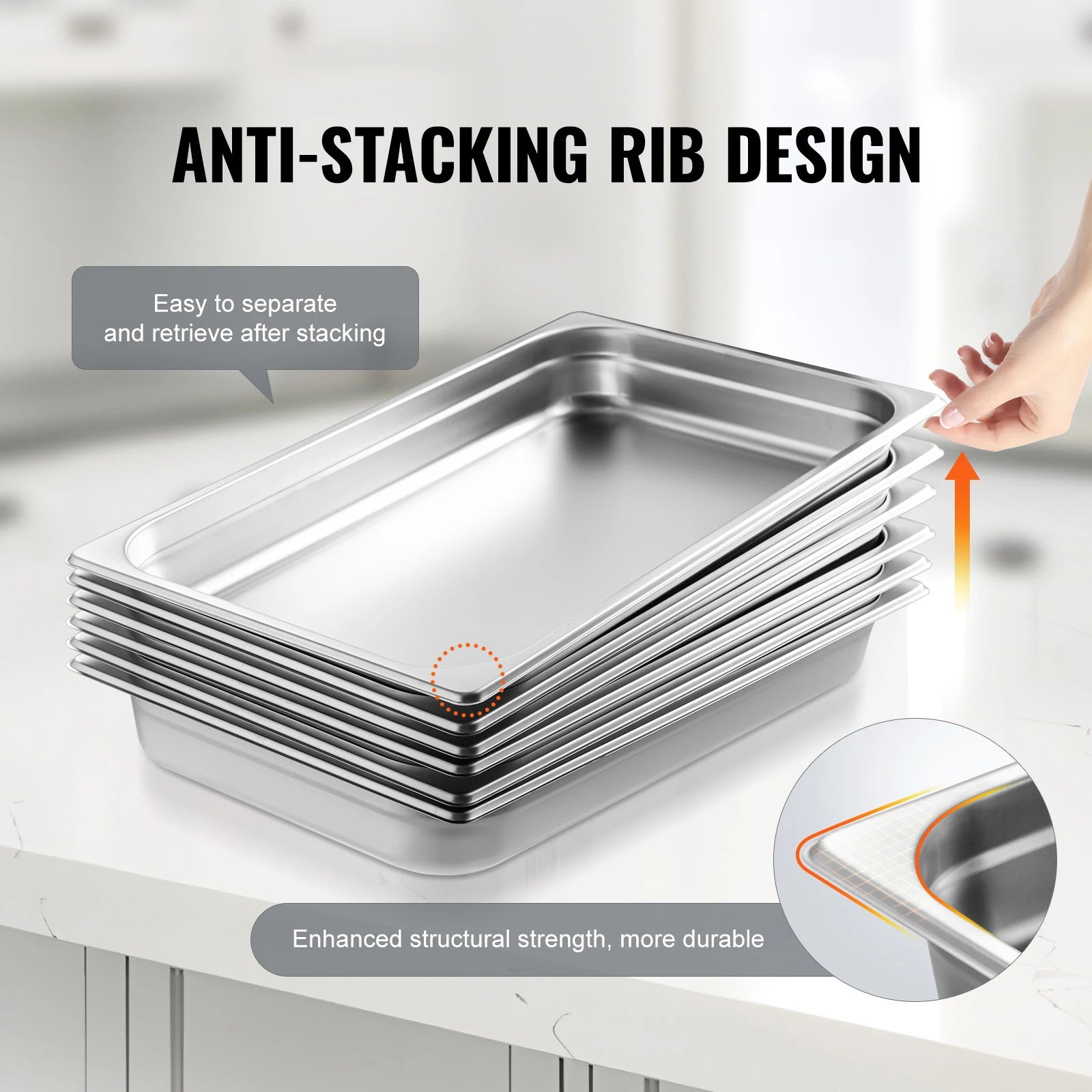 Buffet Chafing Dishes 8.5L20L Steam Table Pans