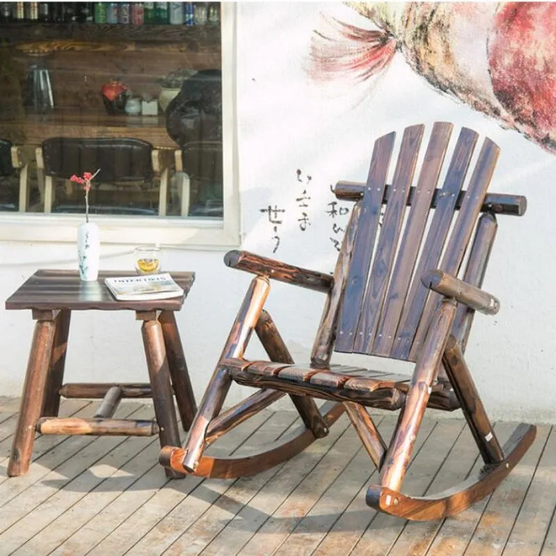 Outdoor Furniture Wooden Rocking Chair