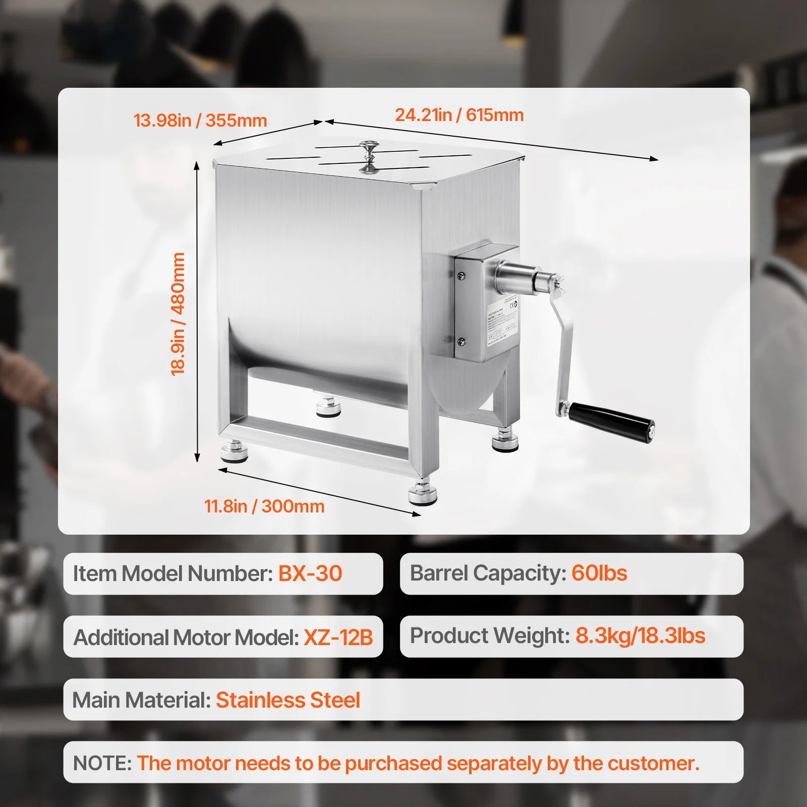 Manual Meat Meat Processor