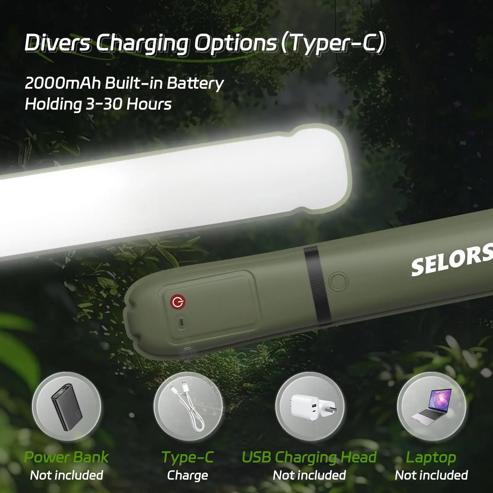 Rechargeable Portable  Light Waterproof