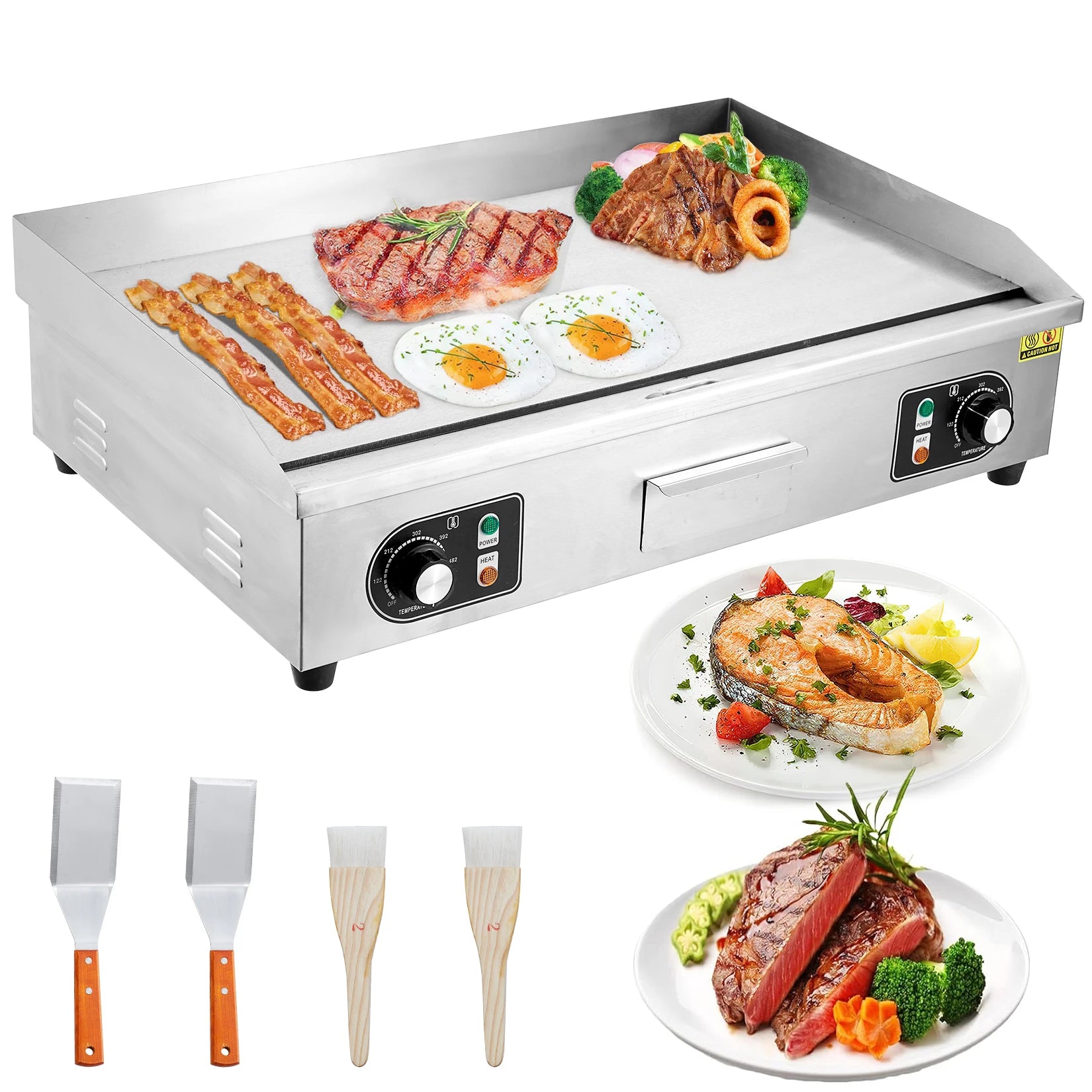 1500W 110V Commercial Electric Grill