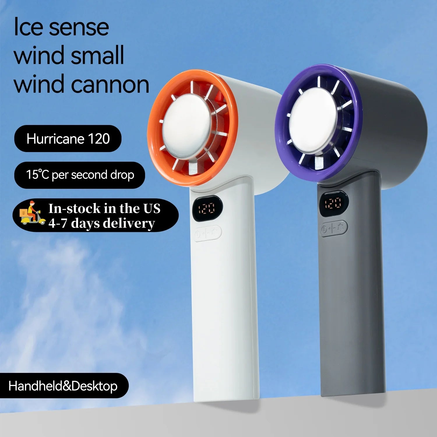 Portable Fan 120-Speed  Mini Personal Fan  for Home, Office