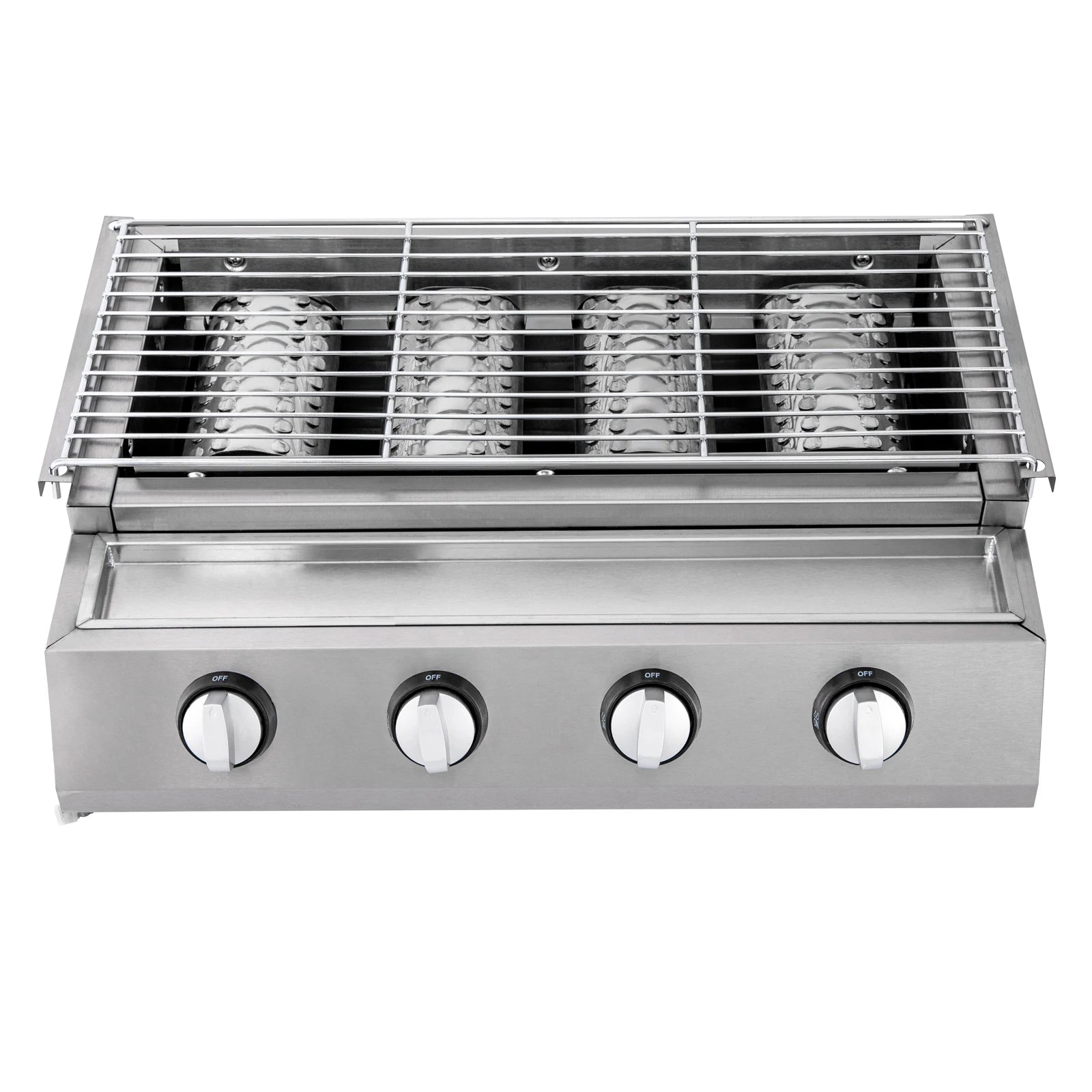 4-Burner Stainless Steel Tabletop Propane Grill