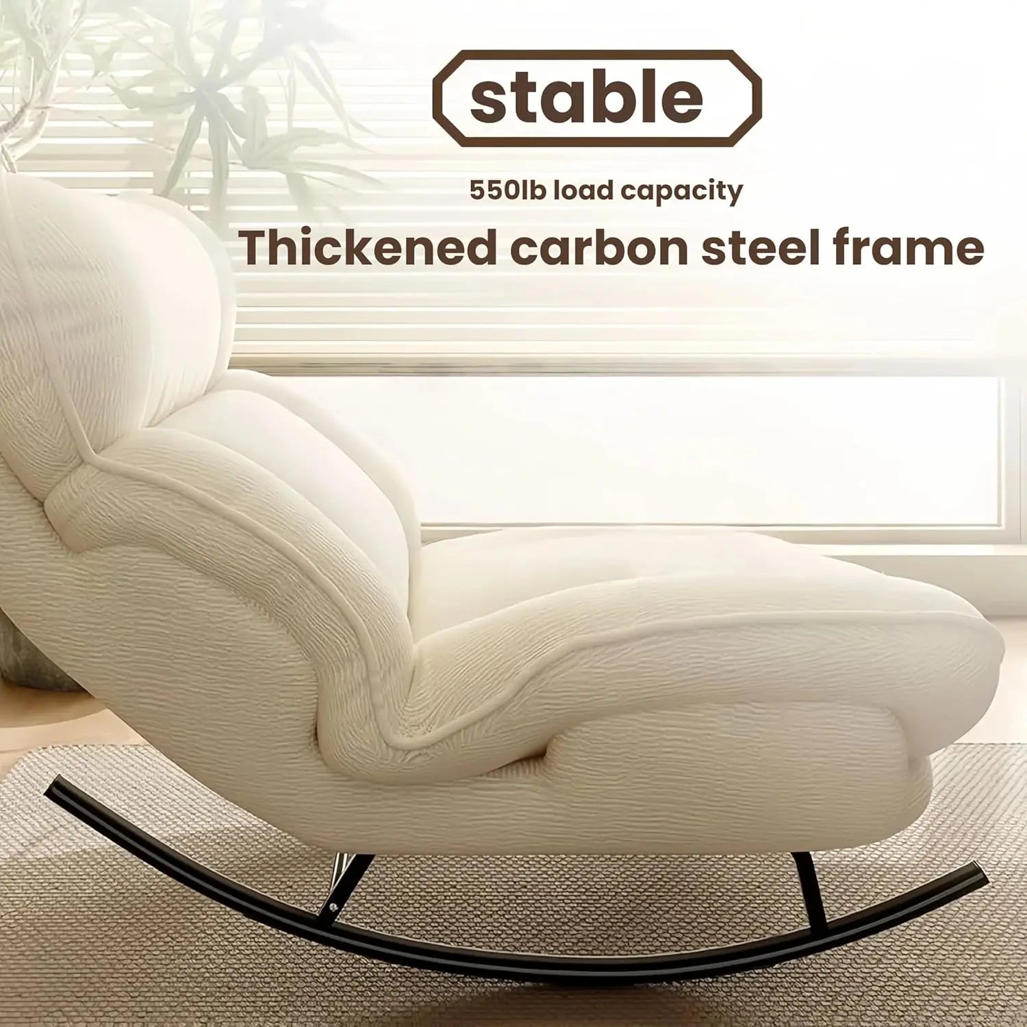 Sofa Rocking Chair Adjustable Backrest