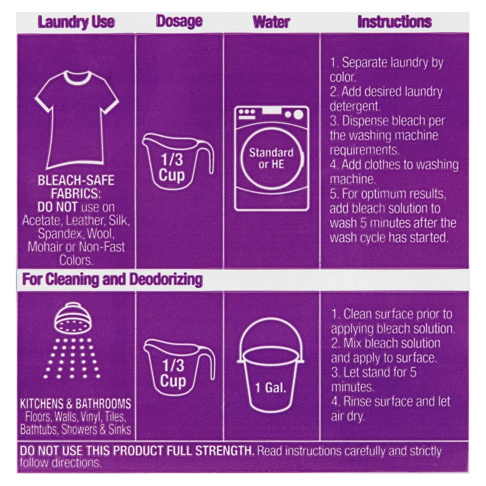 Bleach Lavender 81oz Laundry Cleaner