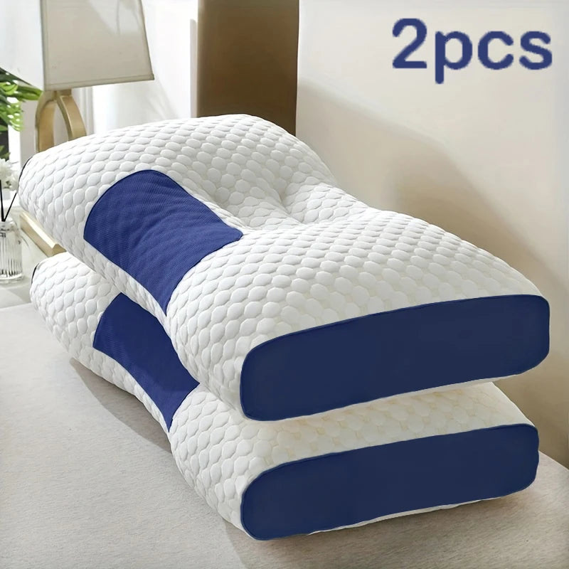 2pcs Massage Neck Pillows Adjustable Ergonomic