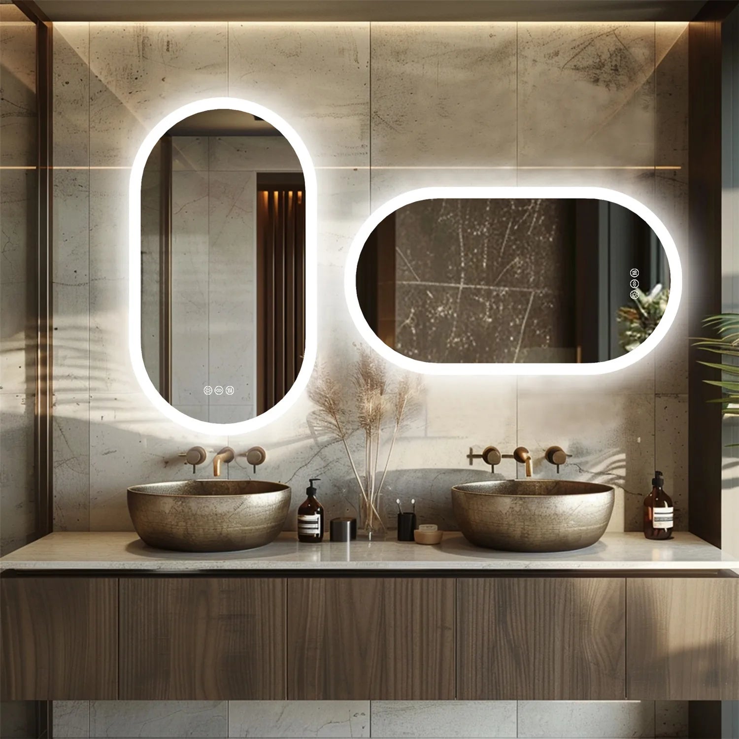 Smart LED Bathroom Mirror Wall Mounted