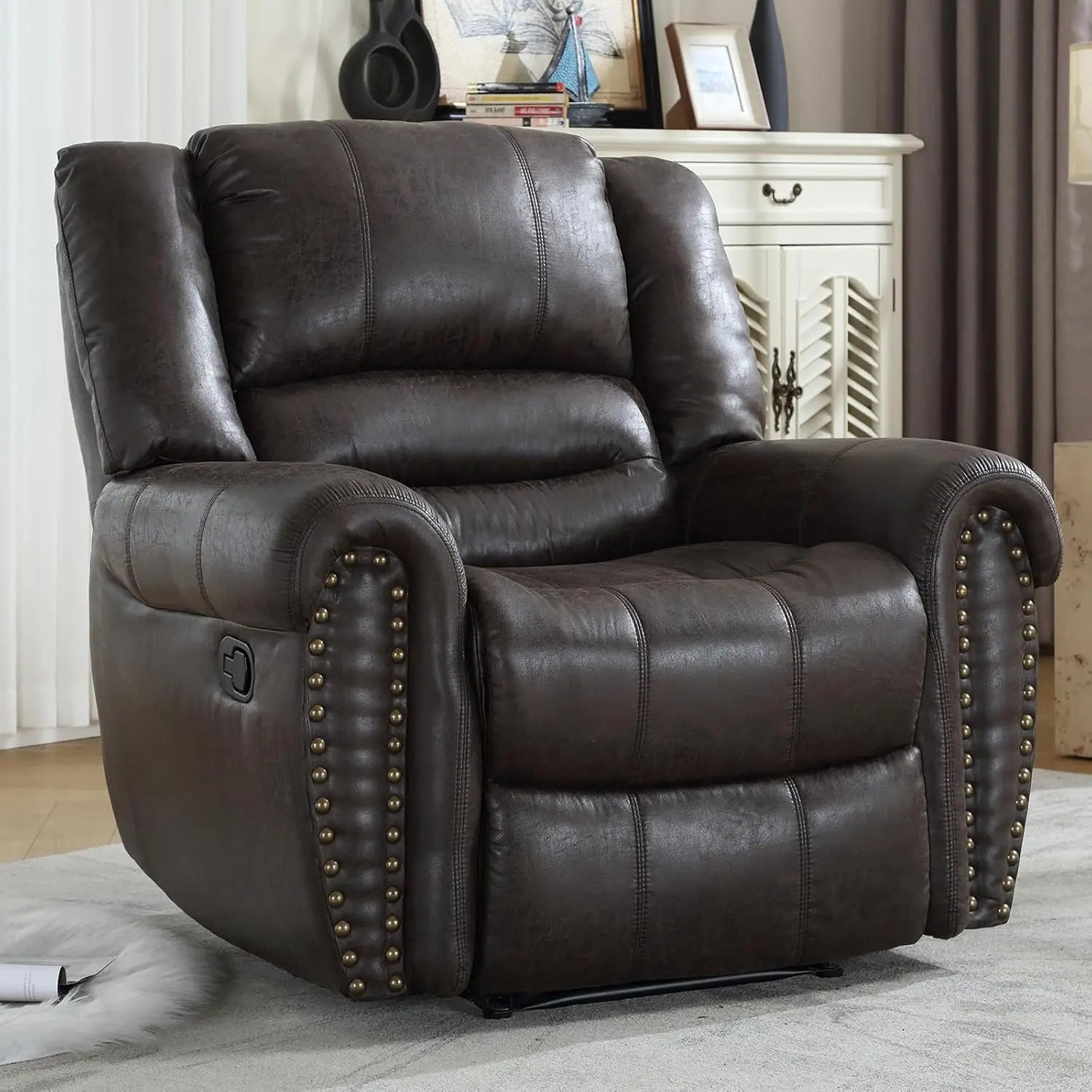 Leather Recliner Chair for Living Room