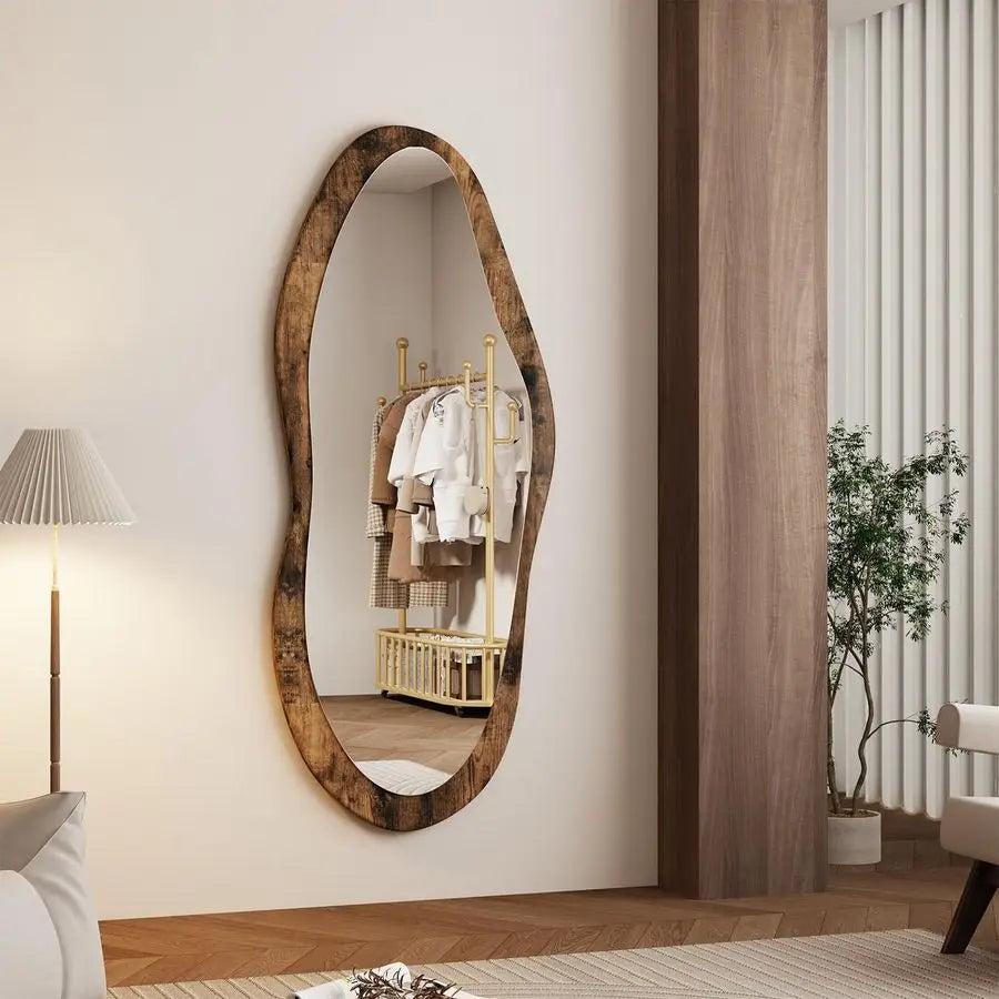 Wood Framed Mirror Full Length