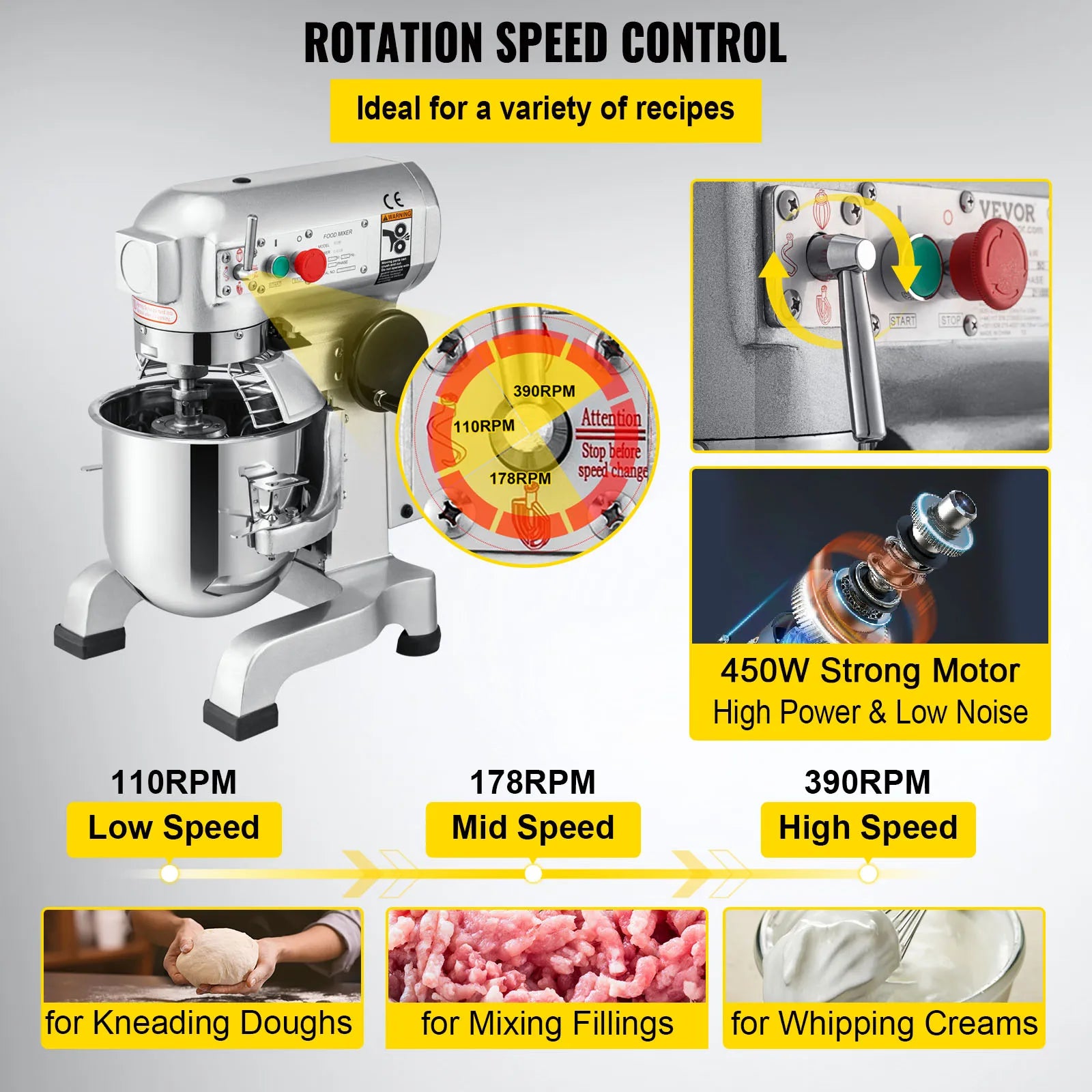 Commercial Dough Machine Stainless Steel