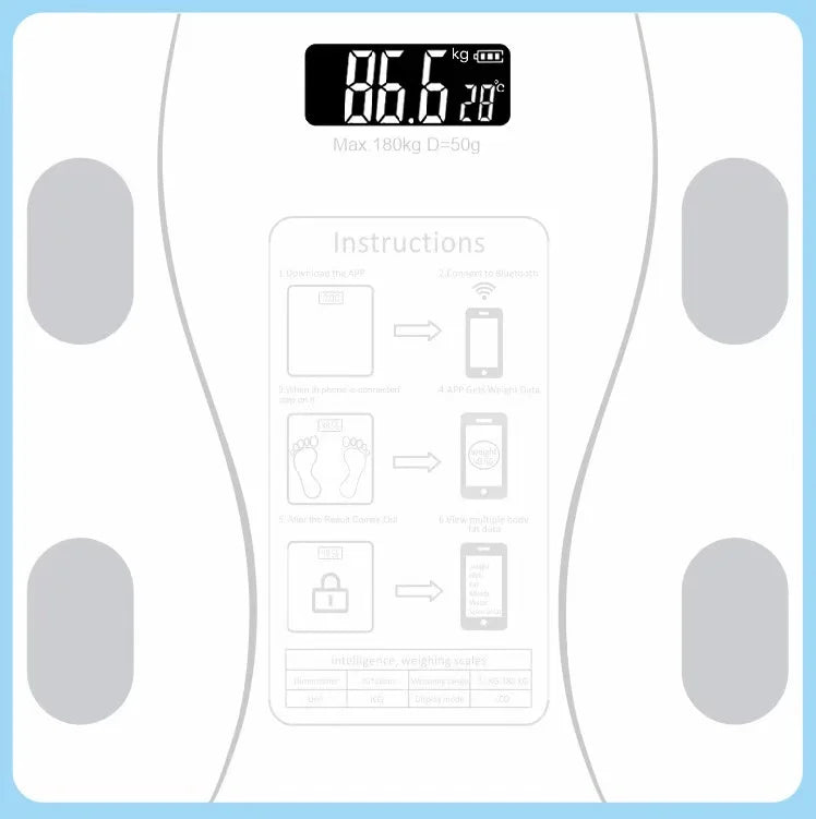 Body Scale Smart Wireless Digital Bathroom