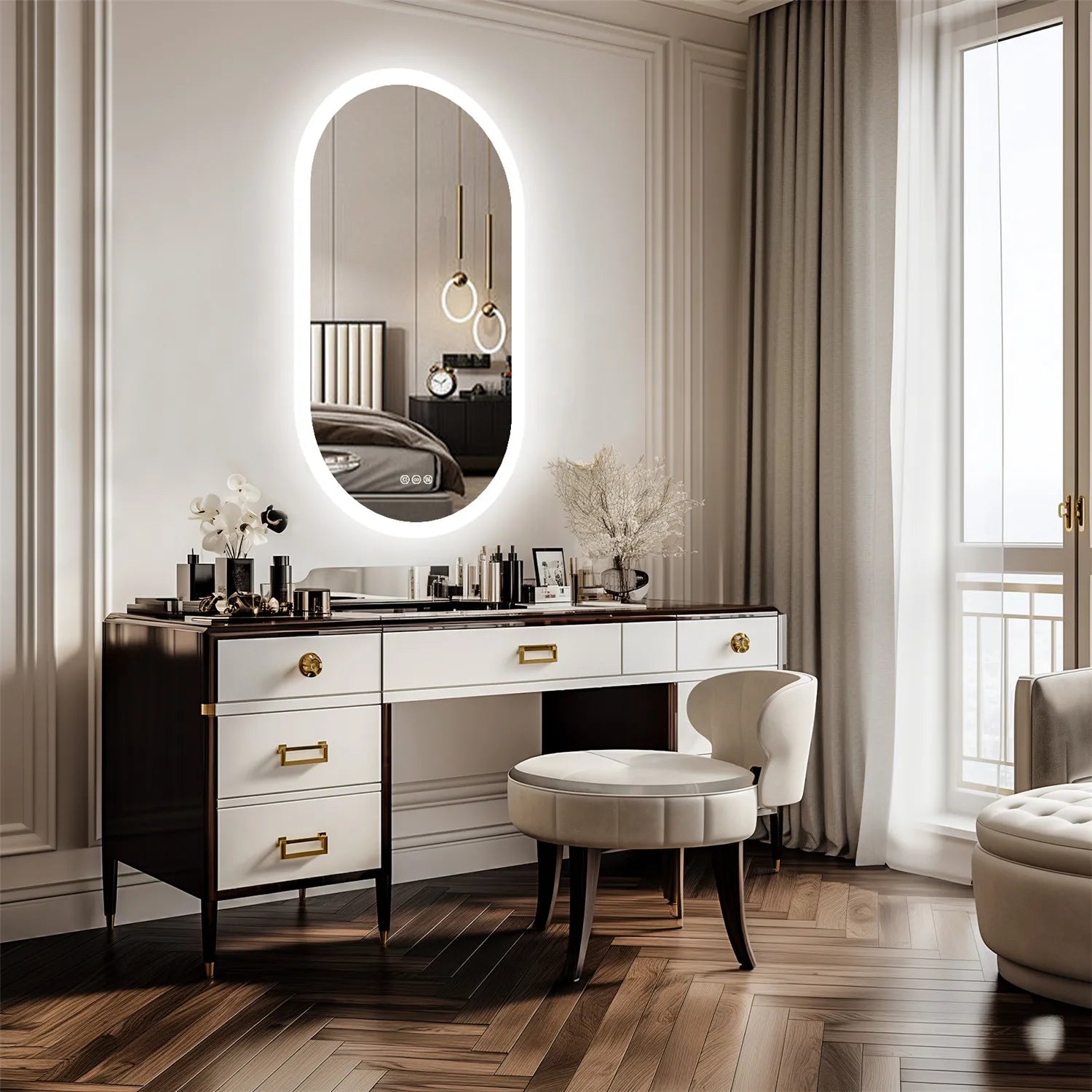 Smart LED Bathroom Mirror Wall Mounted