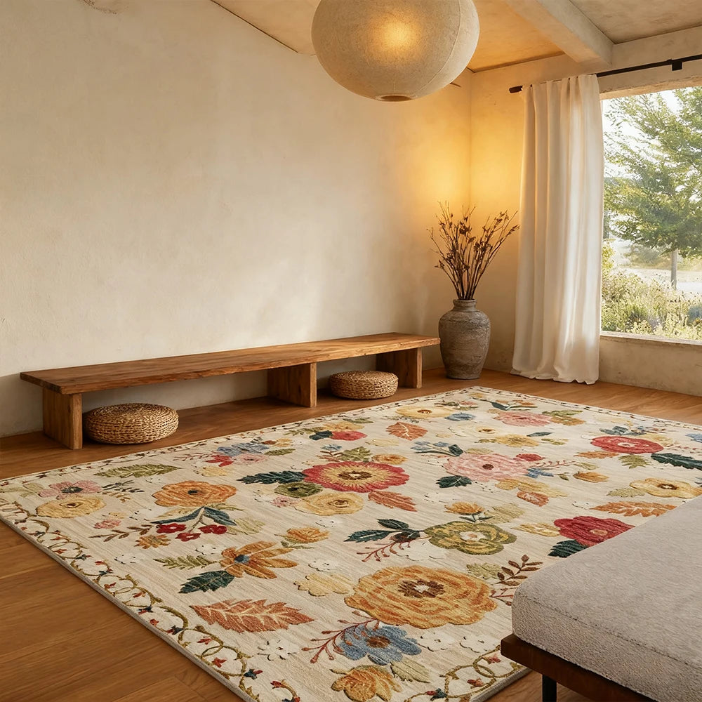 Area Rug 8x10  Large rug Boho Design