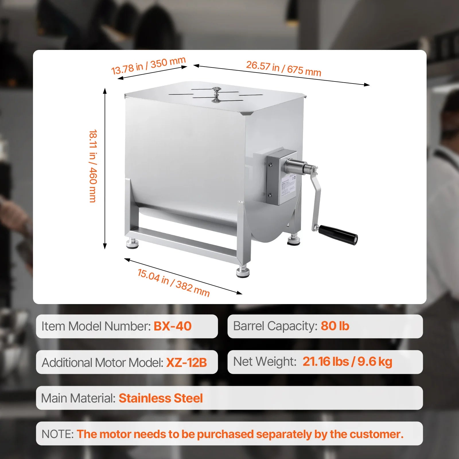 Manual Meat Meat Processor