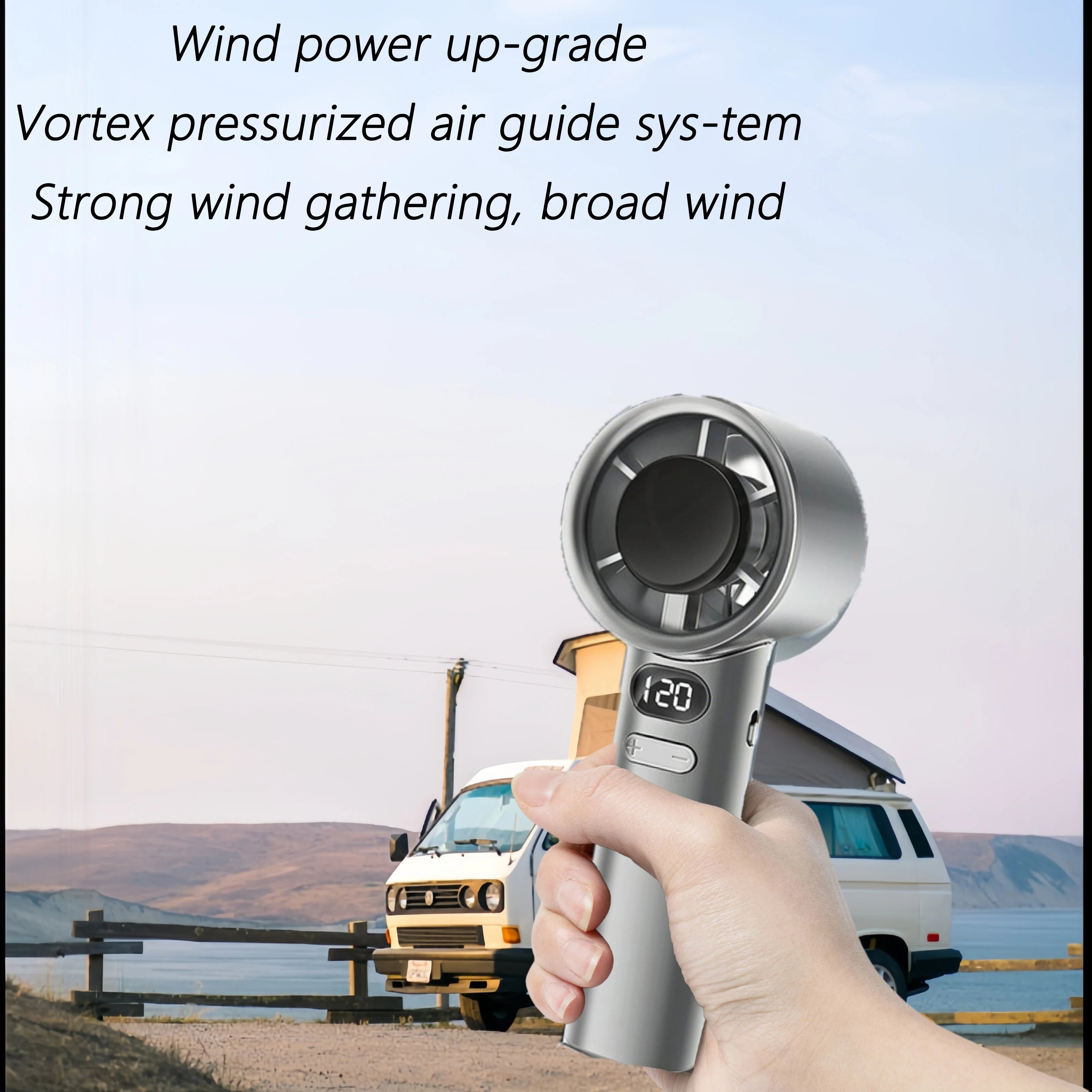 Portable Fan 120-Speed  Mini Personal Fan  for Home, Office
