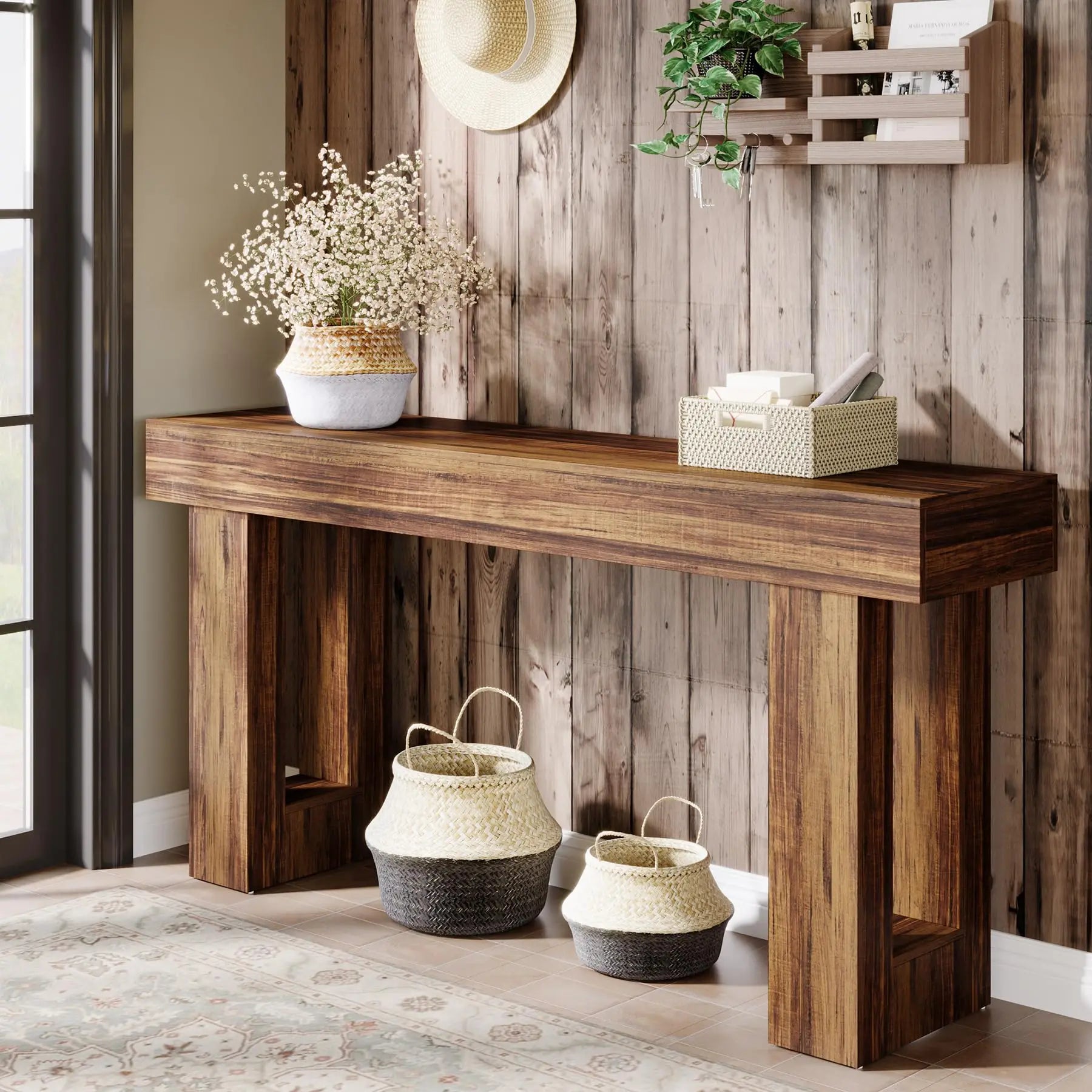 63-Inch Long Console Table