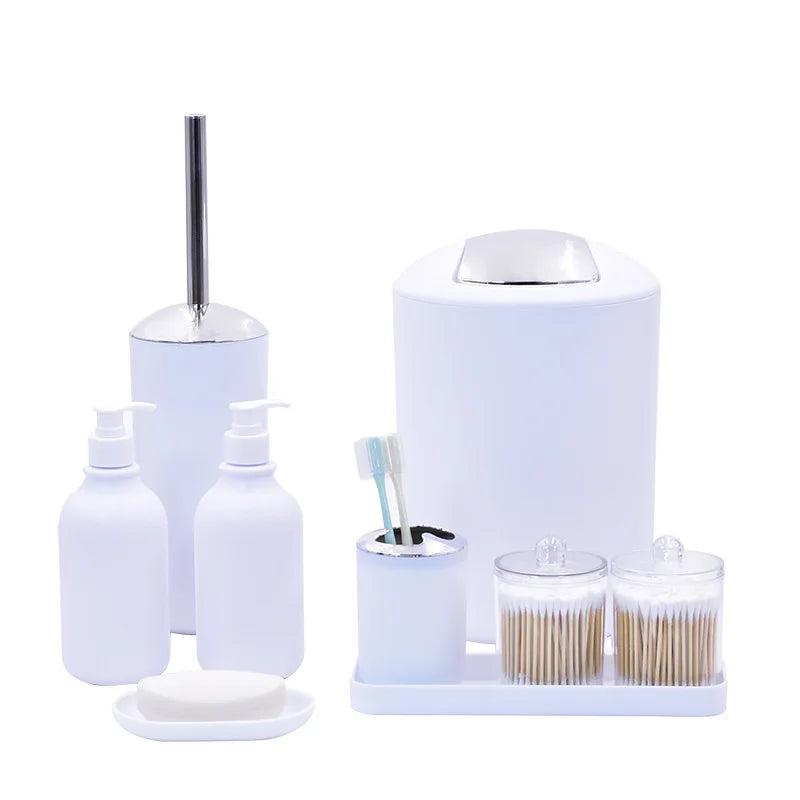 Bathroom Set 9 Piece Soap