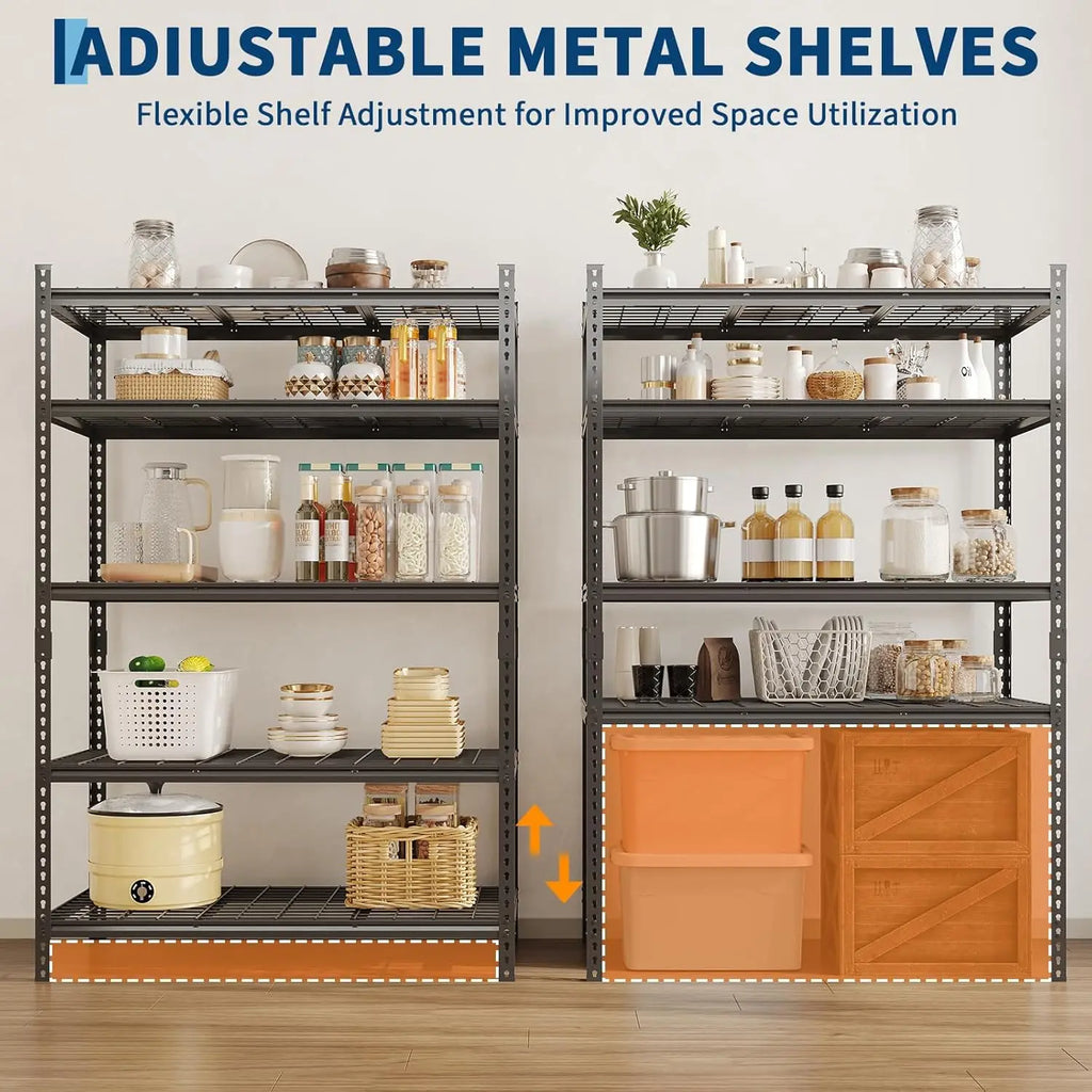 Heavy Duty 5 Tier Storage Shelves