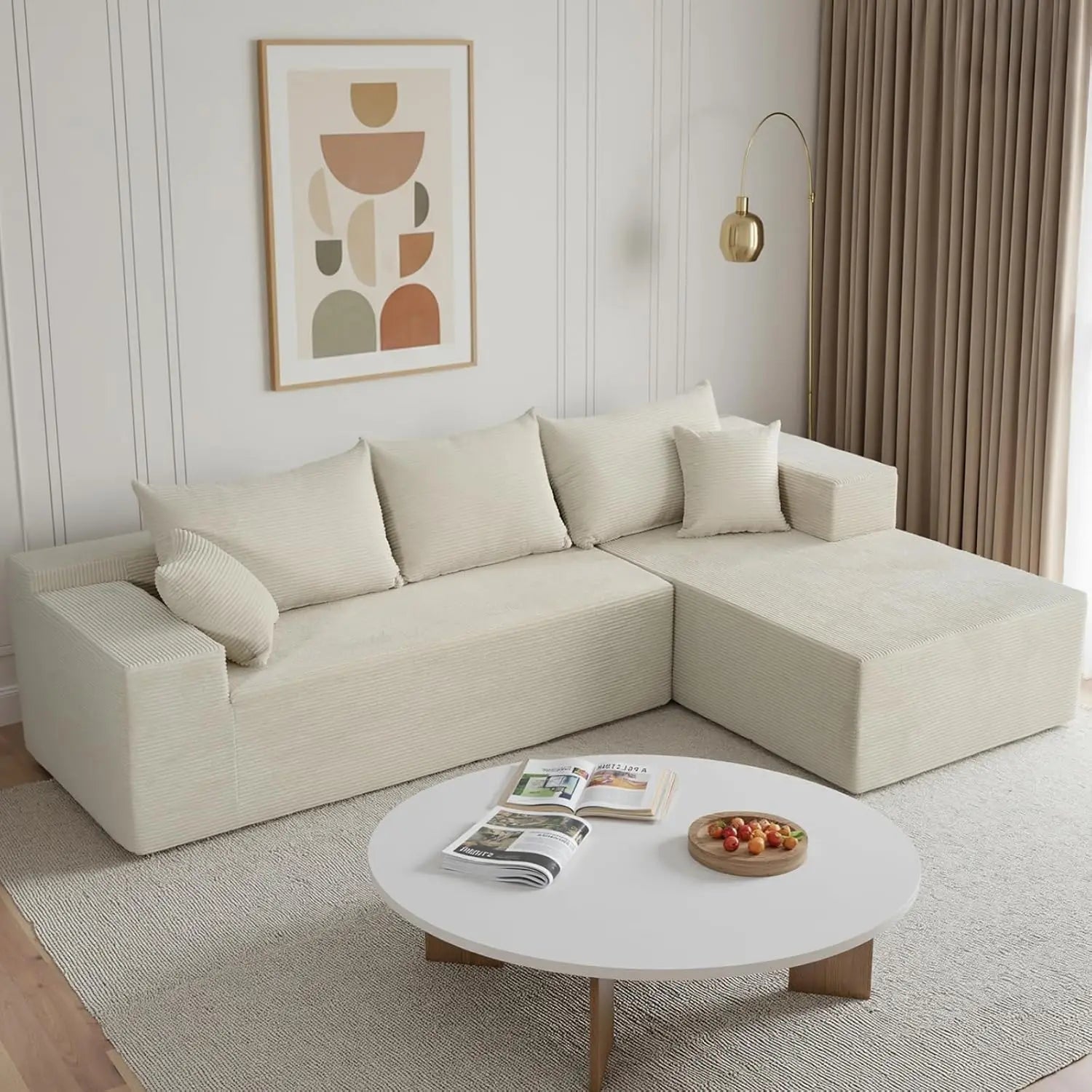 Boneless Couch for Living Room