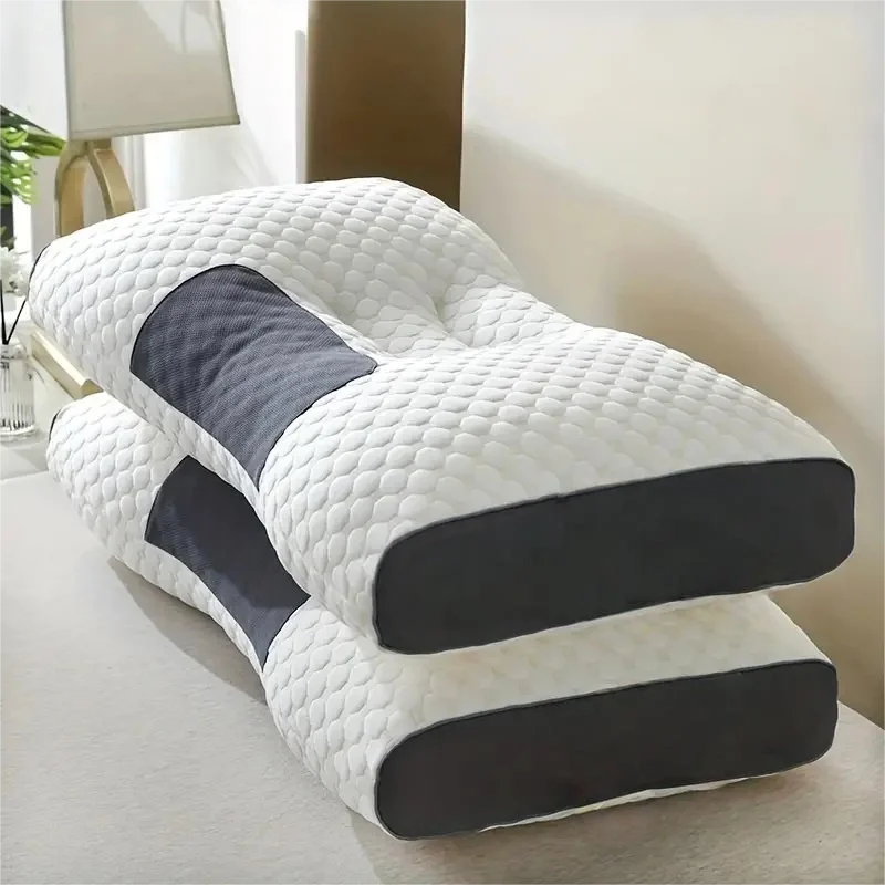 2pcs Massage Neck Pillows Adjustable Ergonomic