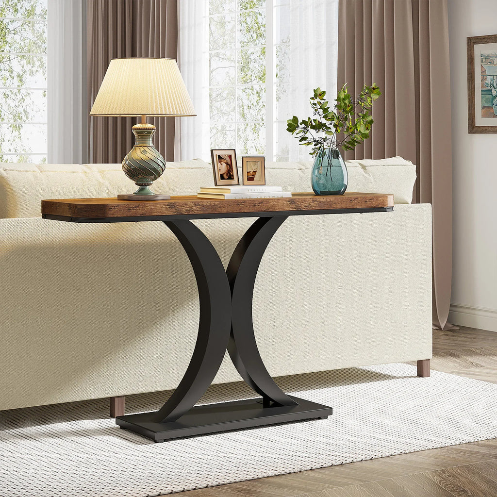 Console Table, 40 inch Narrow Entryway Foyer