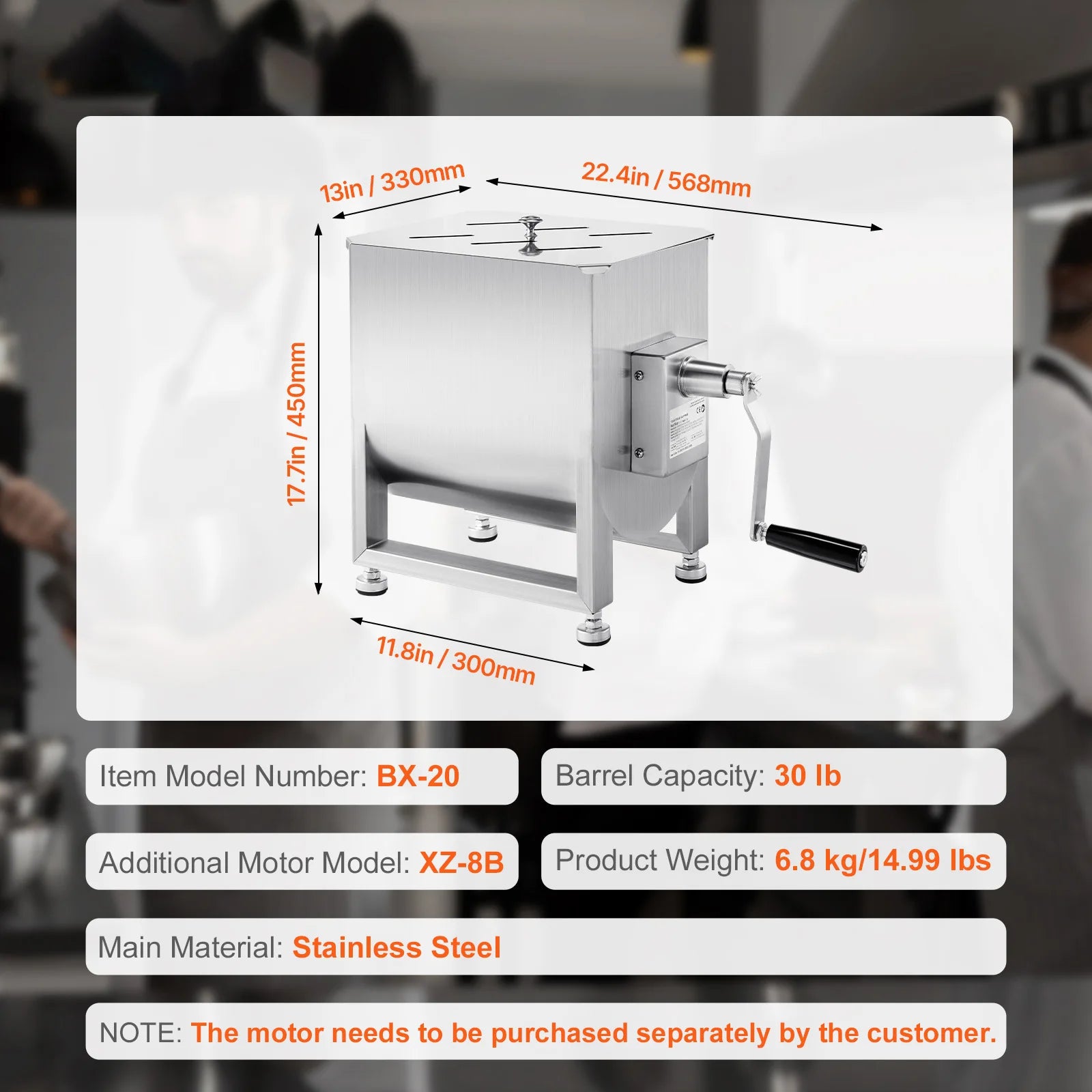 Manual Meat Meat Processor