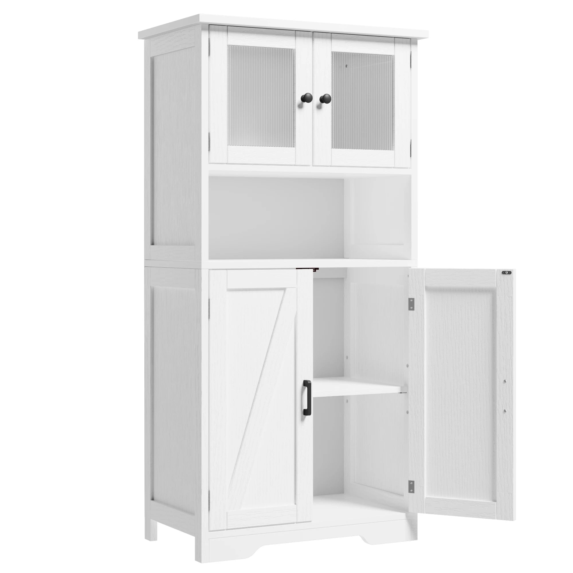 Kitchen Pantry Cupboard with 4 Doors