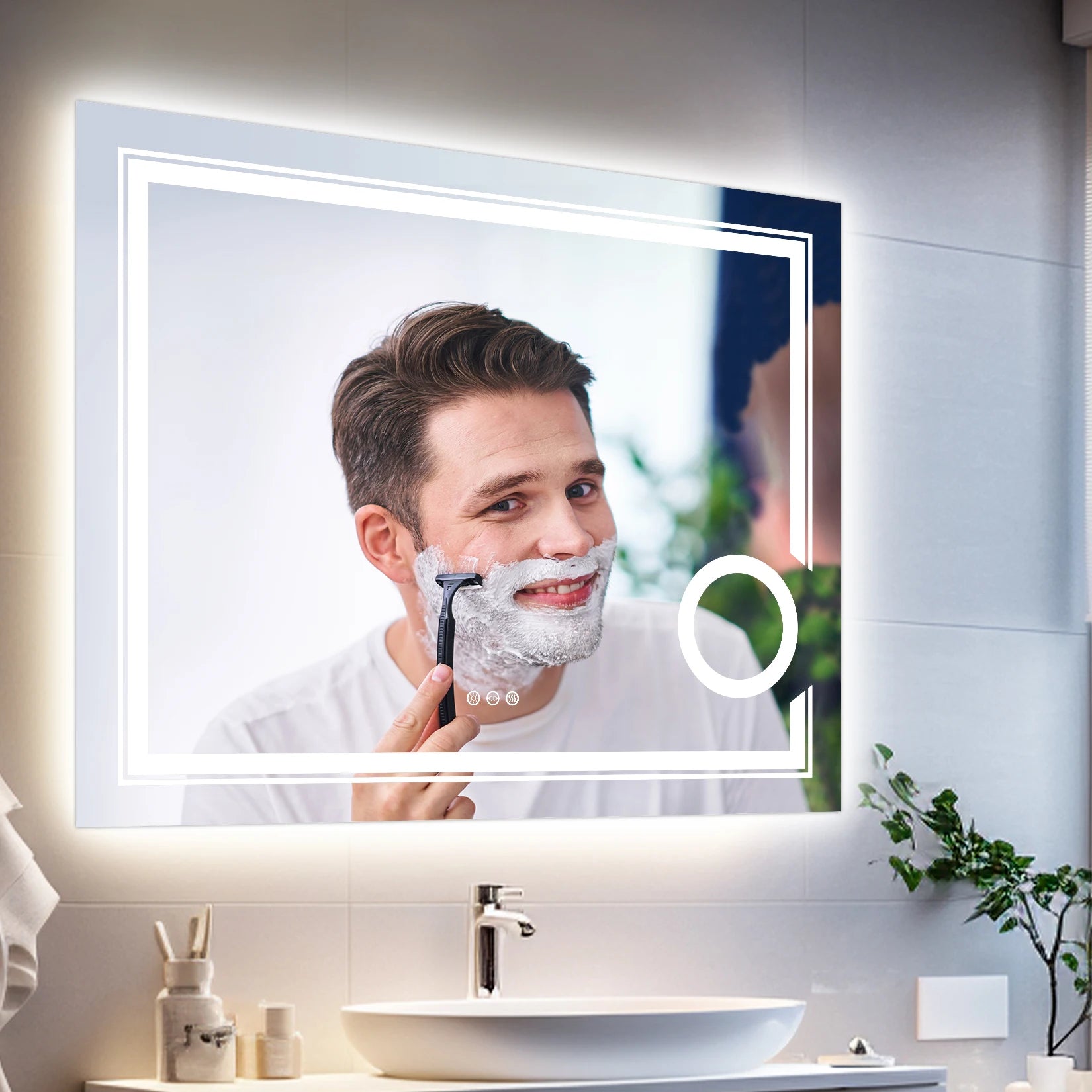 LED Lighted Smart Bathroom Mirror