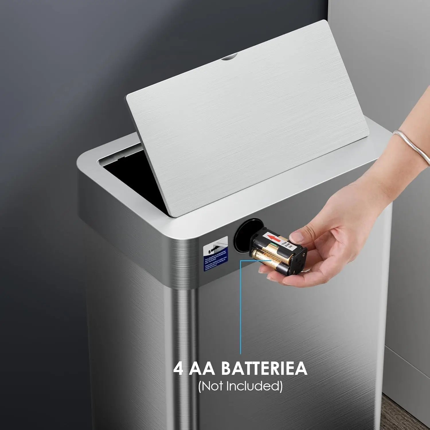 13.2 Gallon Motion Sensor Trash Can,Touchless