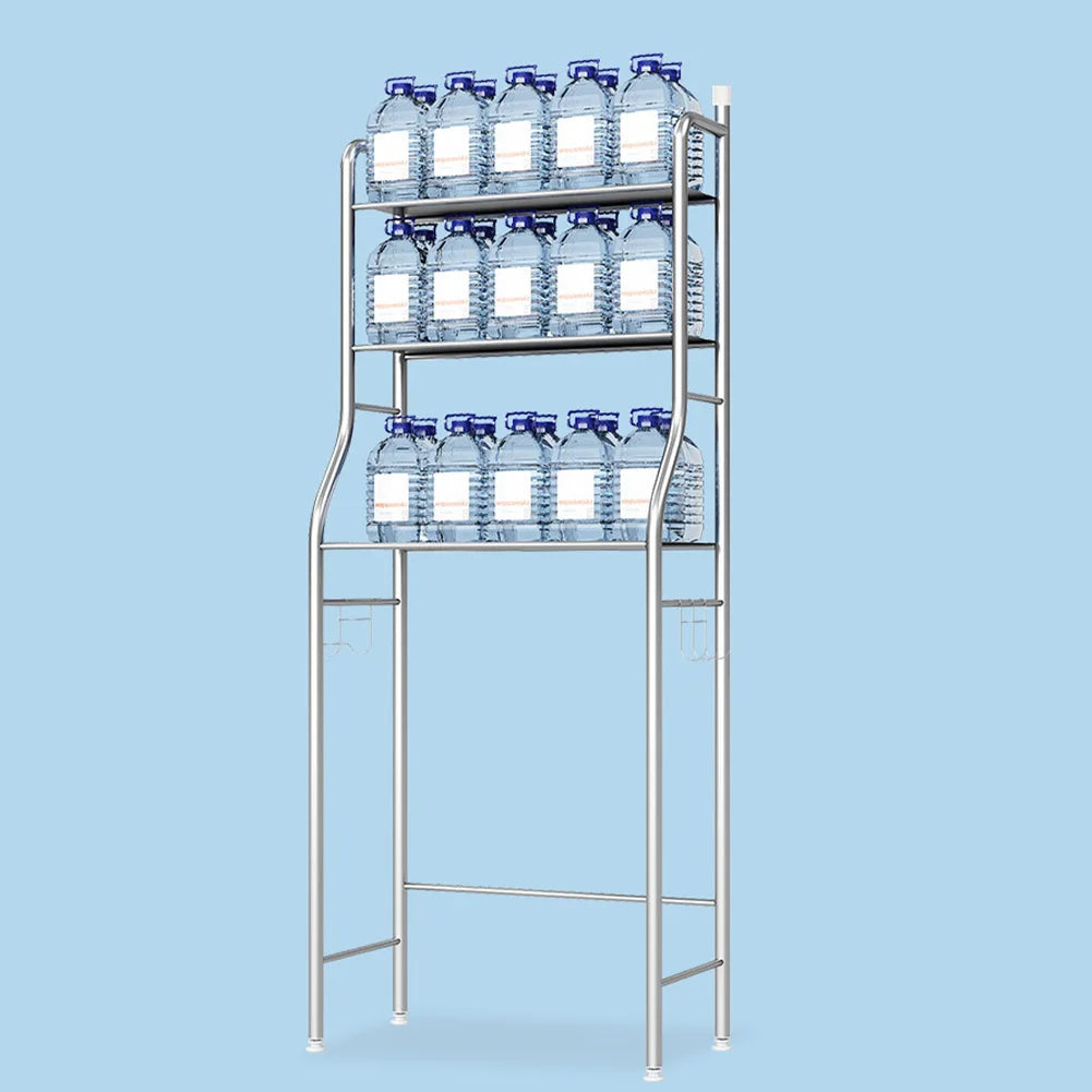 Metal Bathroom Shelves with Paper Holder