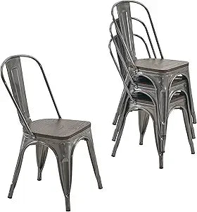 Metal Dining Chair Farmhouse Style