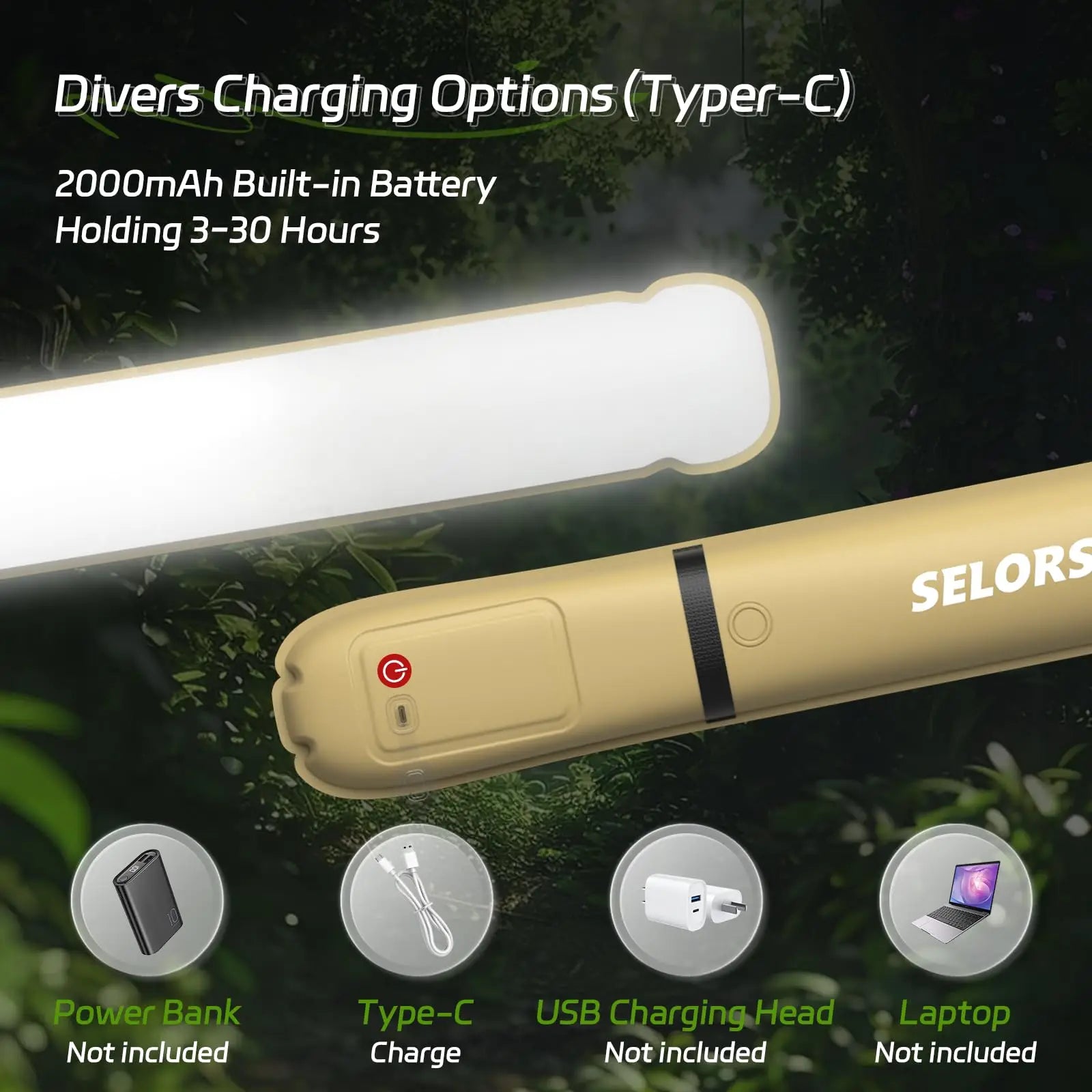 Rechargeable Portable  Light Waterproof