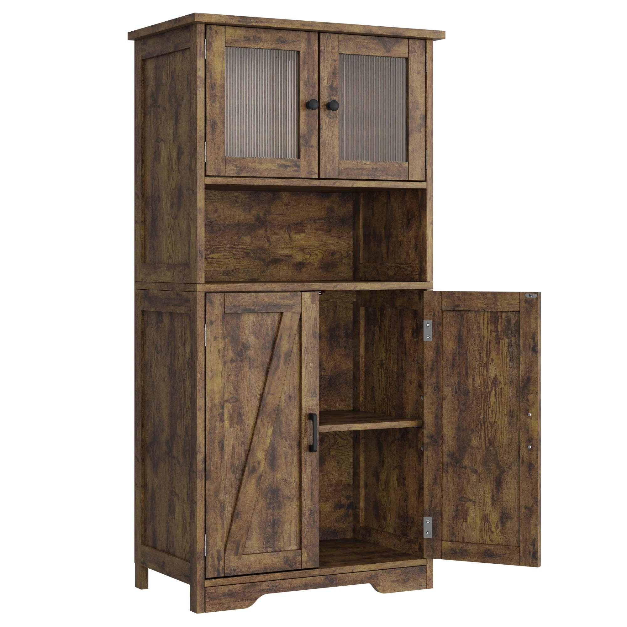Kitchen Pantry Cupboard with 4 Doors
