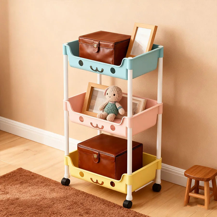 3/5-layer plastic storage rack