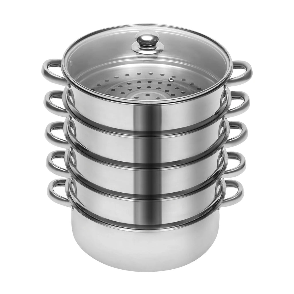 32CM Stainless Steel Steaming Pot Cookware