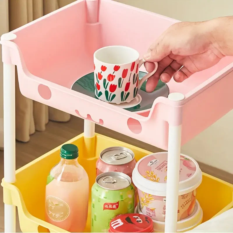 3/5-layer plastic storage rack