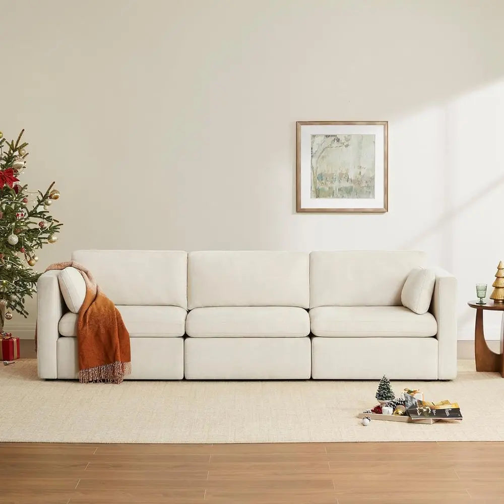 Deep-Seat Sofa, 112 Wide, 3-Seat