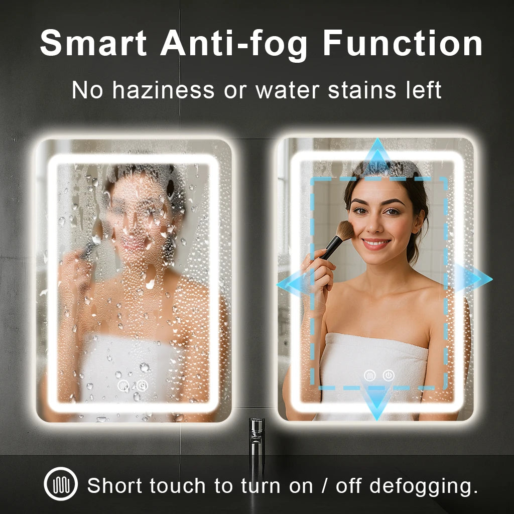 20x28 inch LED Bathroom Mirror Wall Mounted