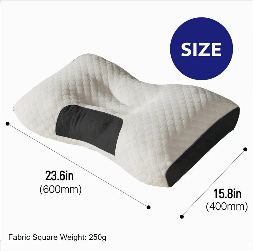 2pcs Massage Neck Pillows Adjustable Ergonomic